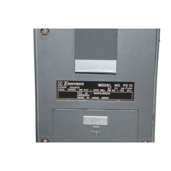 Vintage Emerson Walkman AM/FM Stereo Radio PS10 (FOR PARTS OR NOT WORKING) - Picture 6 of 8